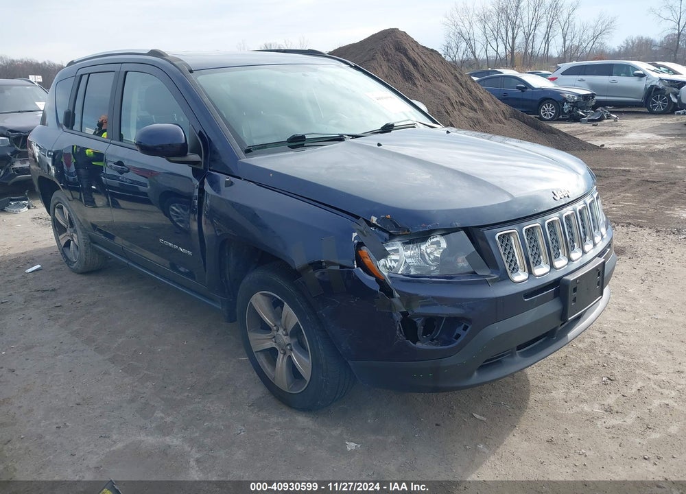 2017 JEEP COMPASS HIGH ALTITUDE FWD VIN: 1C4NJCEB3HD186877