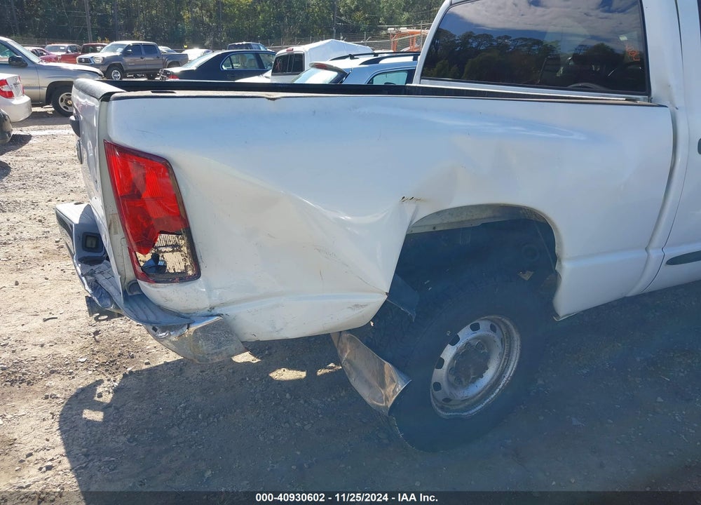 2005 DODGE RAM 2500 ST VIN: 3D7KR28C25G851444