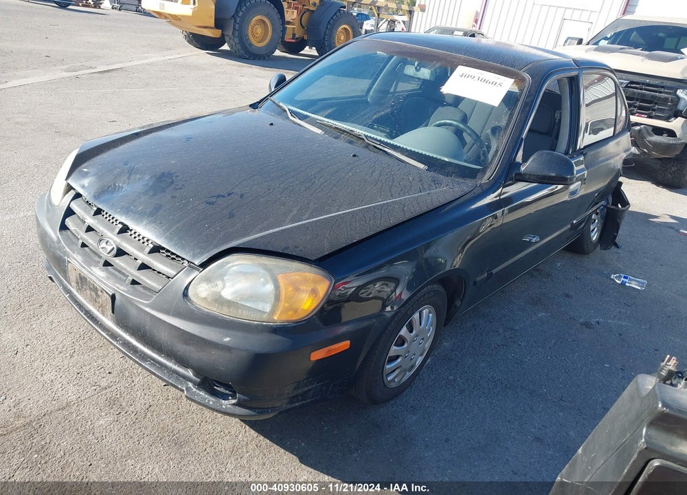 2004 HYUNDAI ACCENT GL VIN: KMHCG45C74U566282