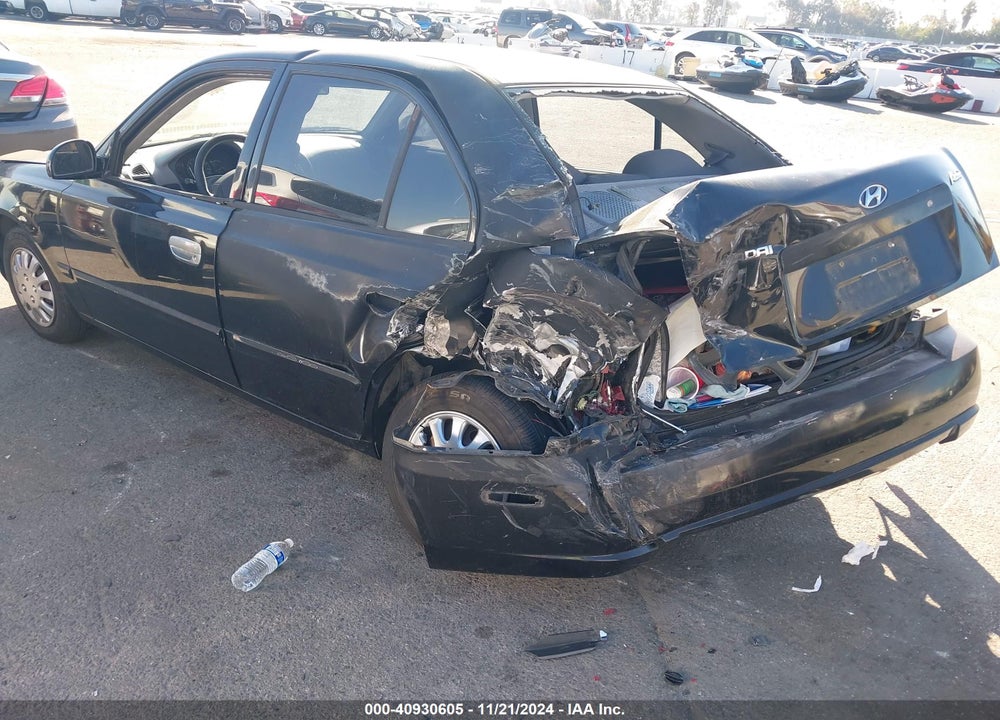 2004 HYUNDAI ACCENT GL VIN: KMHCG45C74U566282
