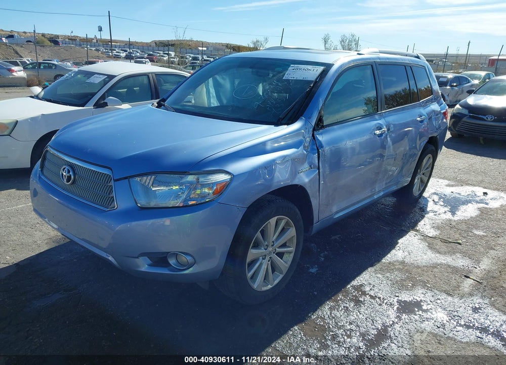 2008 TOYOTA HIGHLANDER HYBRID LIMITED VIN: JTEEW44A182016668