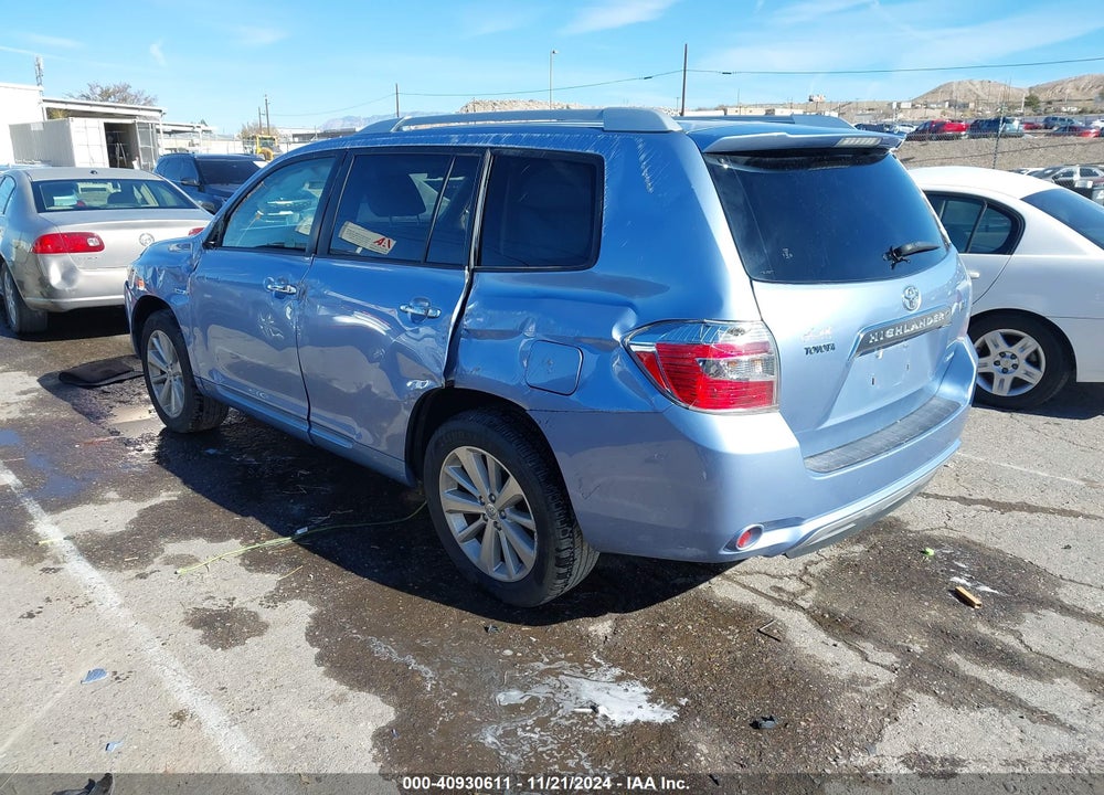 2008 TOYOTA HIGHLANDER HYBRID LIMITED VIN: JTEEW44A182016668