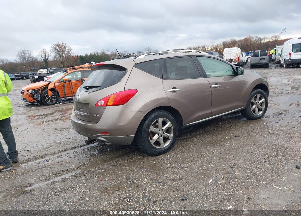 2010 NISSAN MURANO SL VIN: JN8AZ1MU3AW016497