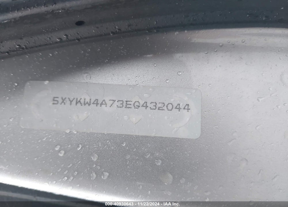 2014 KIA SORENTO SX VIN: 5XYKW4A73EG432044