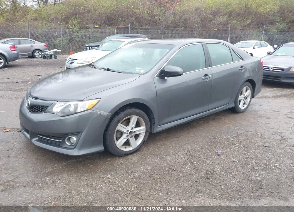2012 TOYOTA CAMRY SE VIN: 4T1BF1FK2CU184968