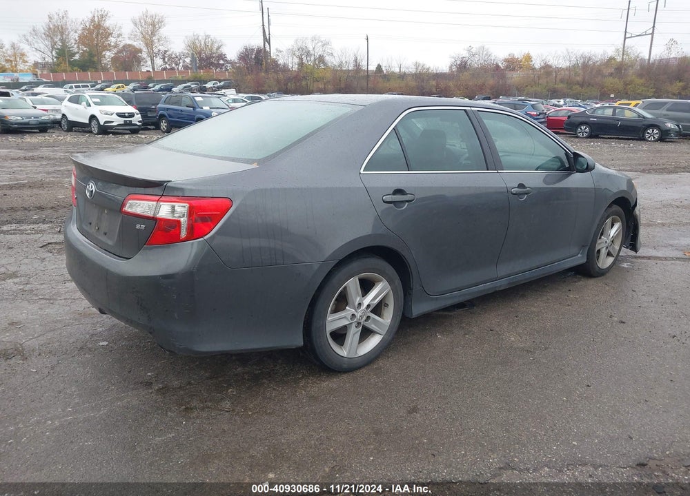 2012 TOYOTA CAMRY SE VIN: 4T1BF1FK2CU184968