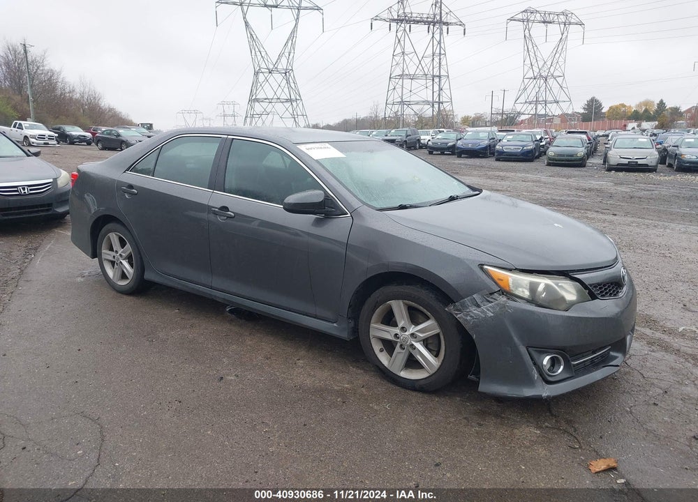2012 TOYOTA CAMRY SE VIN: 4T1BF1FK2CU184968