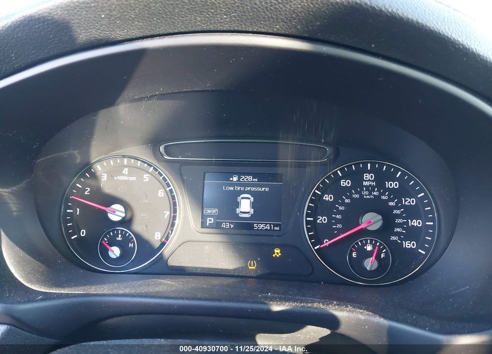 2019 KIA SORENTO 2.4L L VIN: 5XYPG4A37KG588566