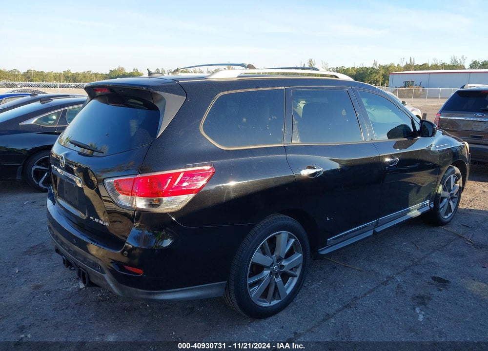 2014 NISSAN PATHFINDER PLATINUM VIN: 5N1AR2MN3EC640328