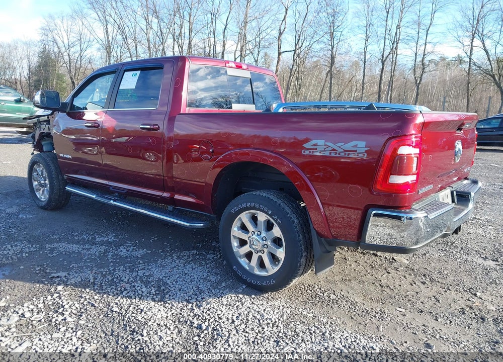 2022 RAM 2500 LAIE  4X4 6'4 BOX VIN: 3C6UR5FJ9NG117929