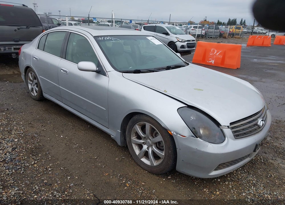 2006 INFINITI G35 VIN: JNKCV51E36M520943