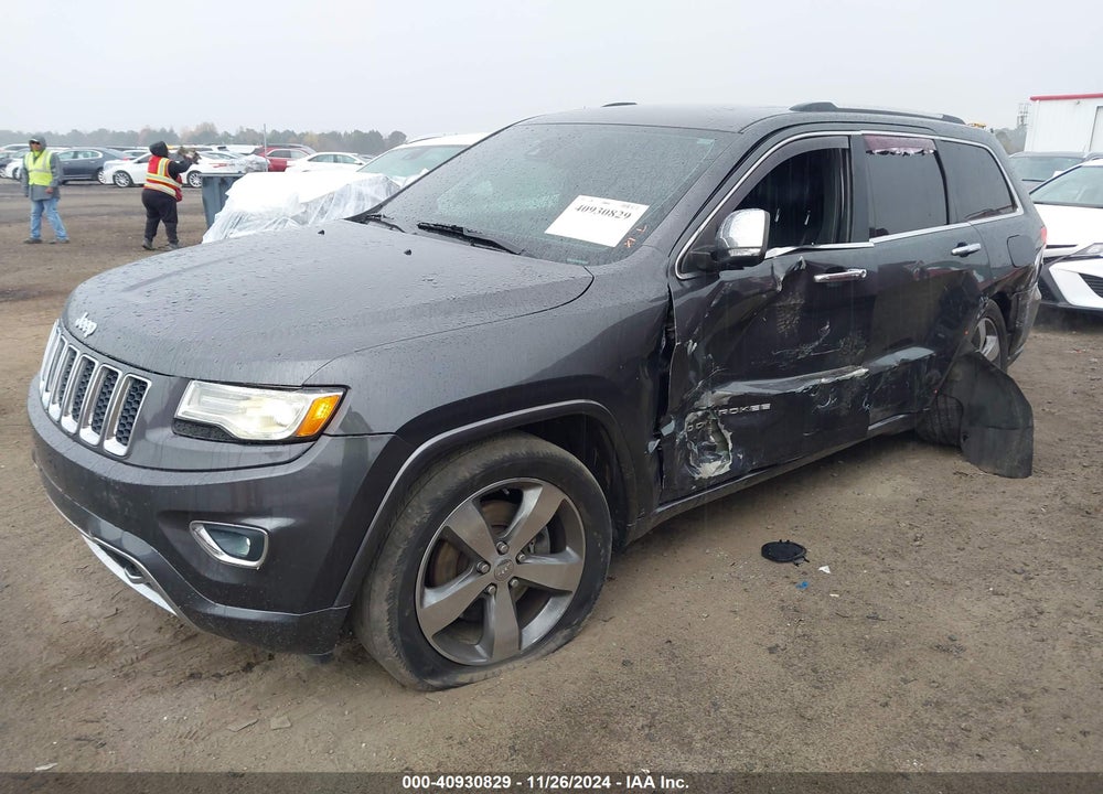 2014 JEEP GRAND CHEROKEE OVERLAND VIN: 1C4RJFCT4EC492759