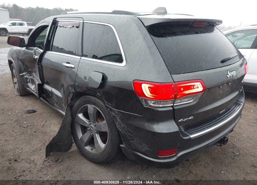 2014 JEEP GRAND CHEROKEE OVERLAND VIN: 1C4RJFCT4EC492759