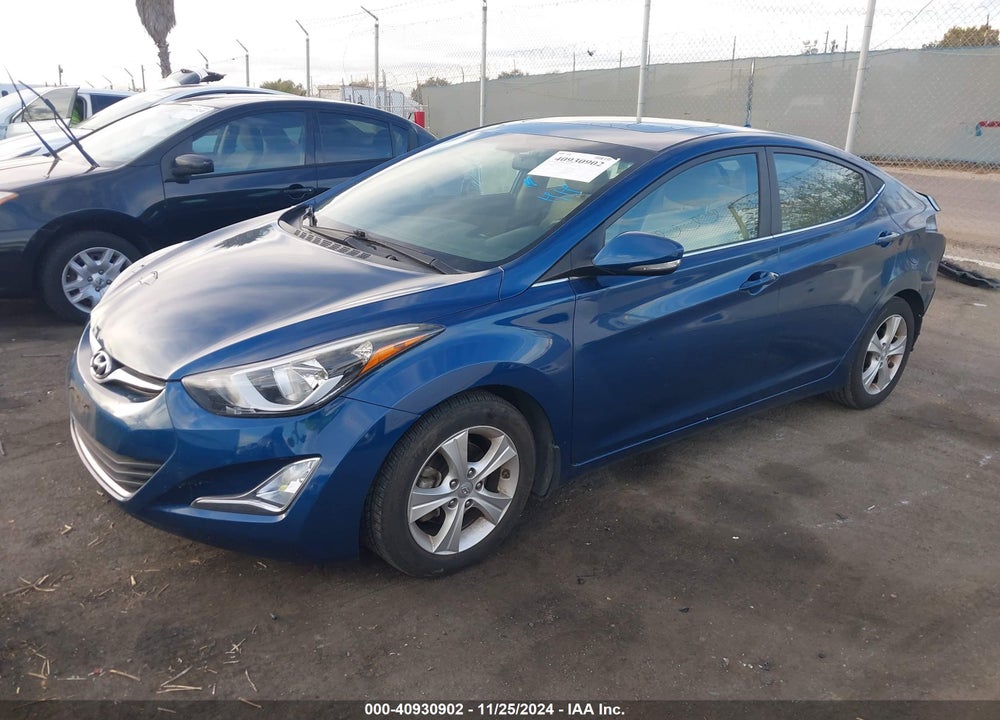 2016 HYUNDAI ELANTRA VALUE EDITION VIN: KMHDH4AE3GU505038