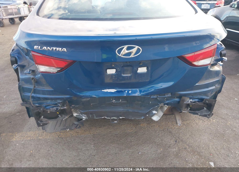 2016 HYUNDAI ELANTRA VALUE EDITION VIN: KMHDH4AE3GU505038