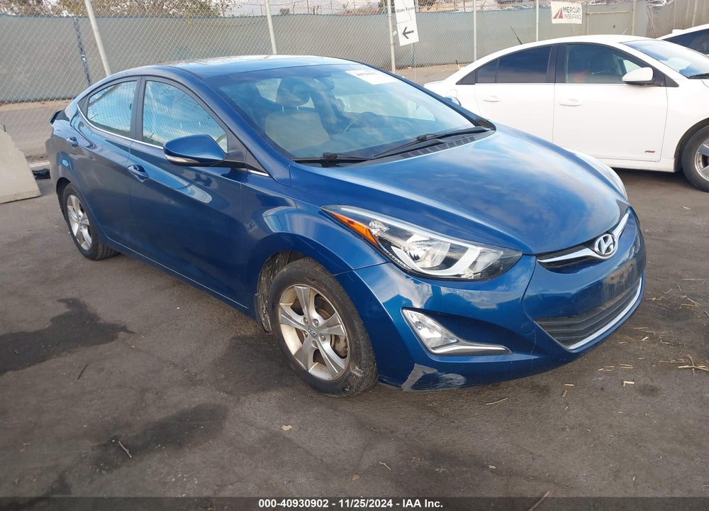 2016 HYUNDAI ELANTRA VALUE EDITION VIN: KMHDH4AE3GU505038