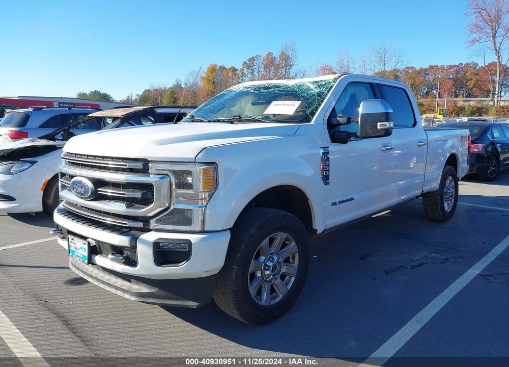 2022 FORD F-350 PLATINUM VIN: 1FT8W3BT5NEF47155