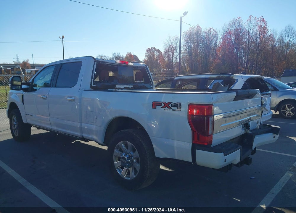 2022 FORD F-350 PLATINUM VIN: 1FT8W3BT5NEF47155