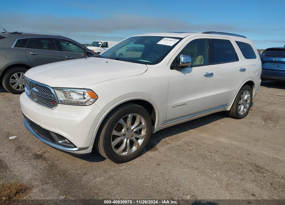 2018 DODGE DURANGO CITADEL RWD VIN: 1C4RDHEG2JC316421