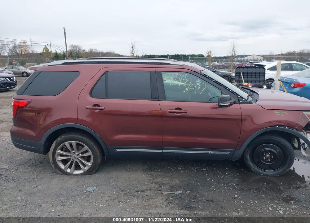 2018 FORD EXPLORER XLT VIN: 1FM5K8D85JGB85696