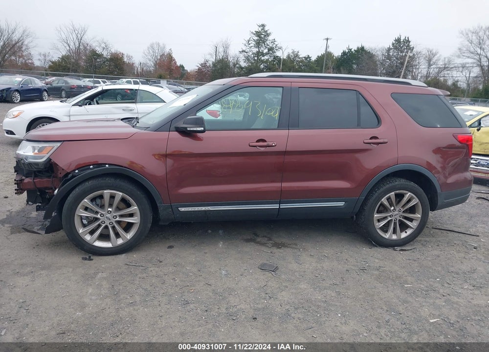 2018 FORD EXPLORER XLT VIN: 1FM5K8D85JGB85696