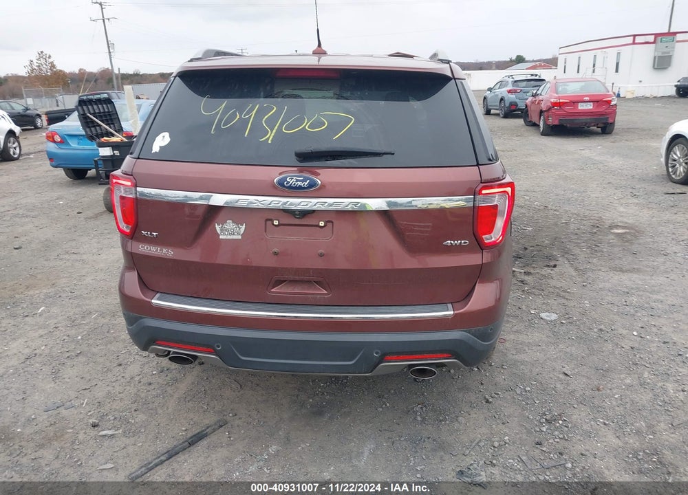 2018 FORD EXPLORER XLT VIN: 1FM5K8D85JGB85696