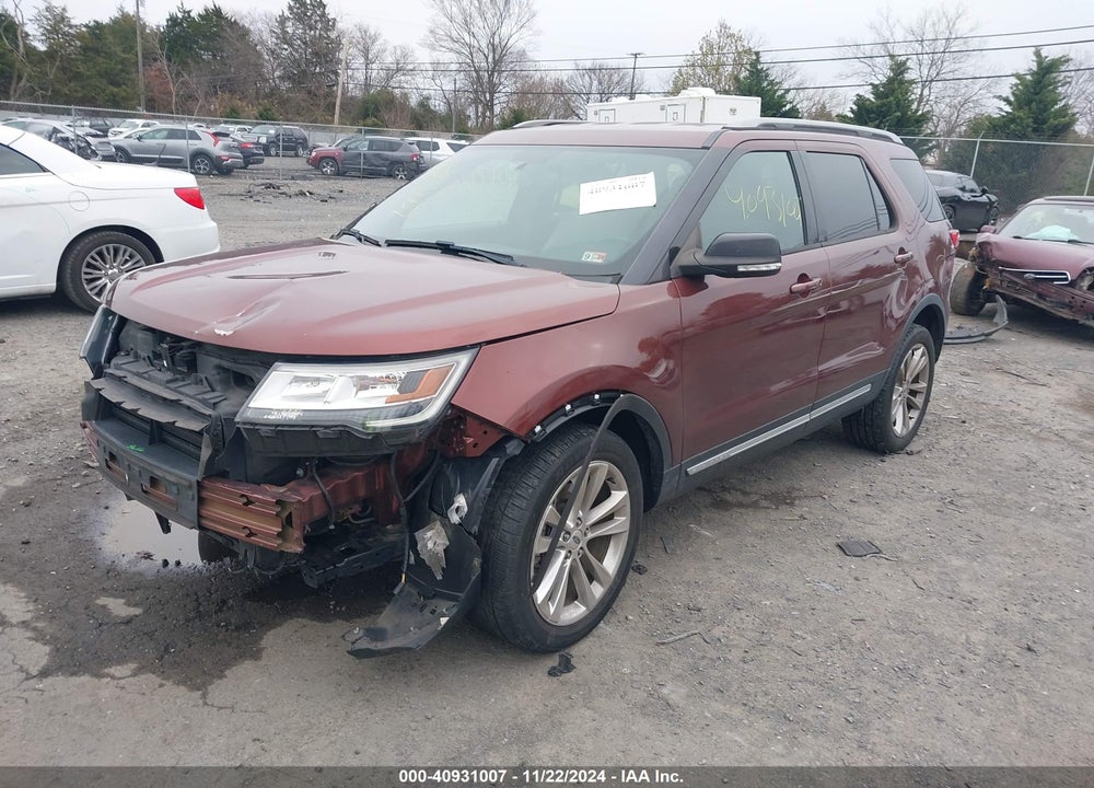 2018 FORD EXPLORER XLT VIN: 1FM5K8D85JGB85696