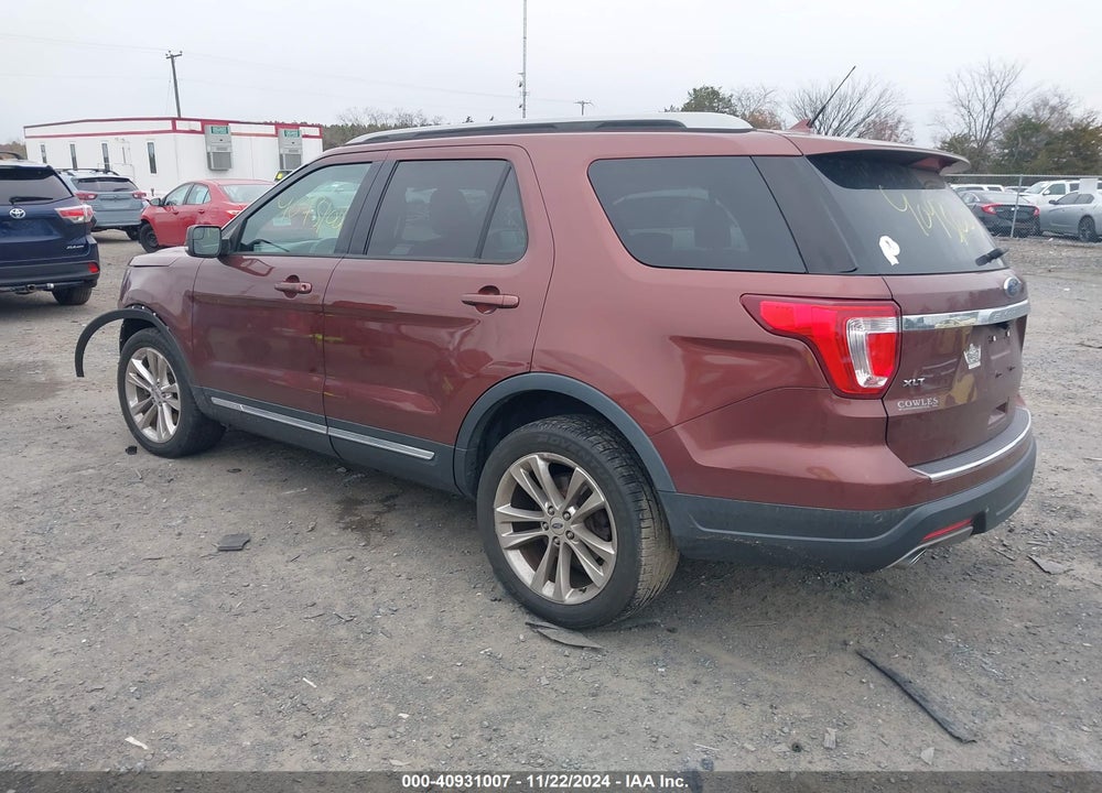 2018 FORD EXPLORER XLT VIN: 1FM5K8D85JGB85696