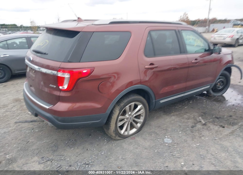 2018 FORD EXPLORER XLT VIN: 1FM5K8D85JGB85696