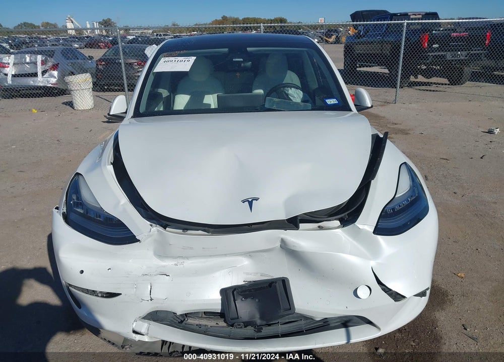 2020 TESLA MODEL Y LONG RANGE DUAL MOTOR ALL-WHEEL DRIVE VIN: 5YJYGDEE4LF040498