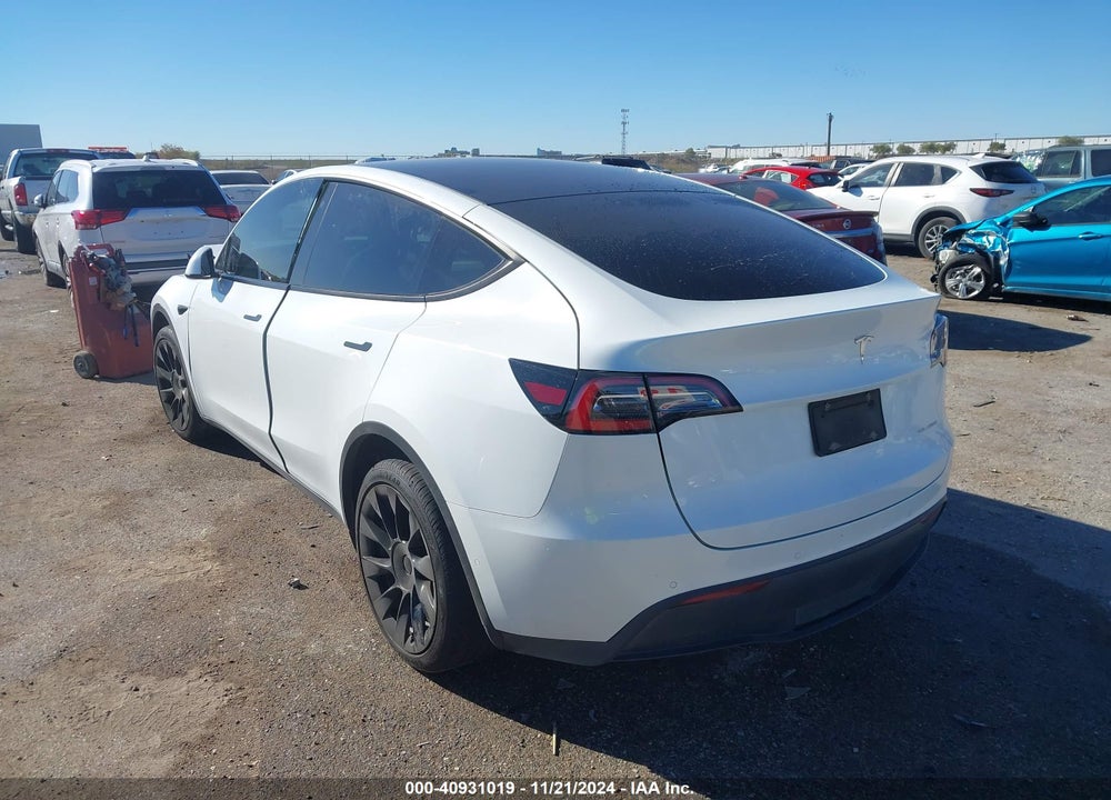 2020 TESLA MODEL Y LONG RANGE DUAL MOTOR ALL-WHEEL DRIVE VIN: 5YJYGDEE4LF040498