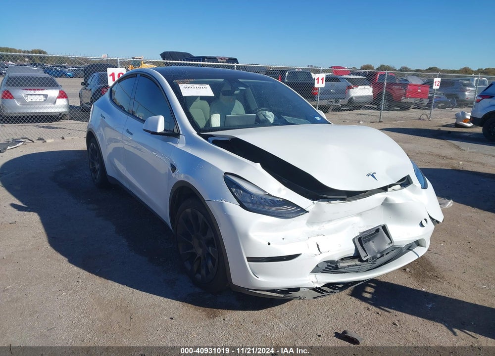 2020 TESLA MODEL Y LONG RANGE DUAL MOTOR ALL-WHEEL DRIVE VIN: 5YJYGDEE4LF040498