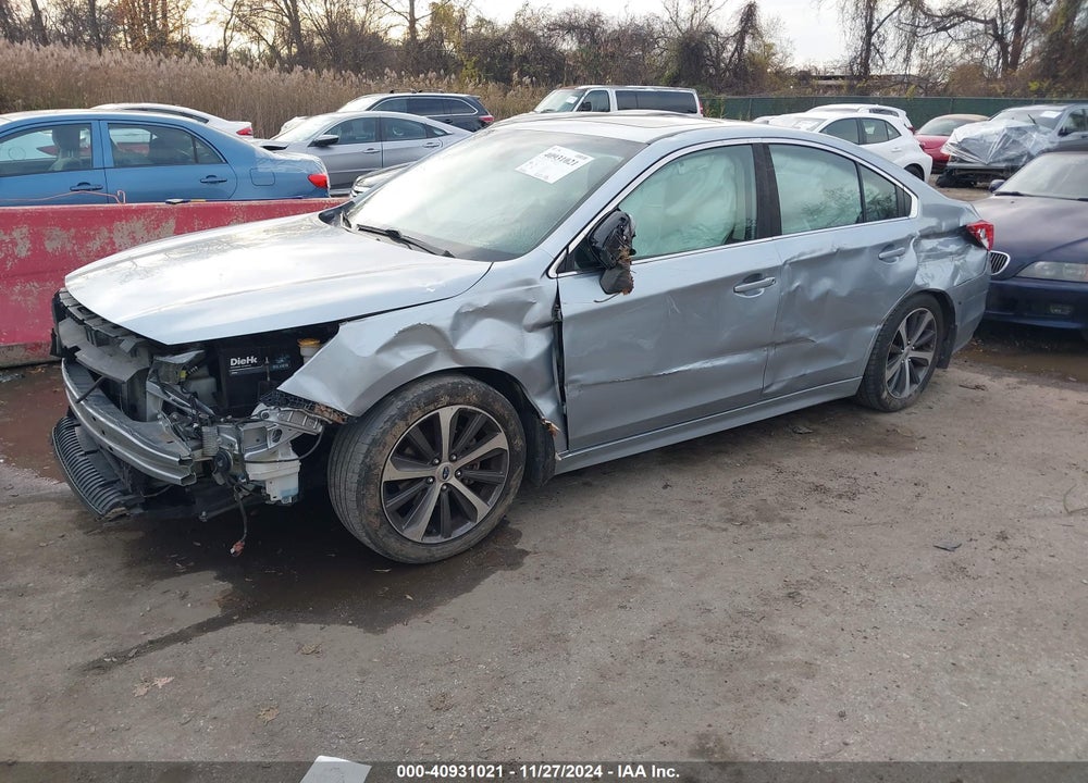 2017 SUBARU LEGACY 2.5I LIMITED VIN: 4S3BNAN60H3044474