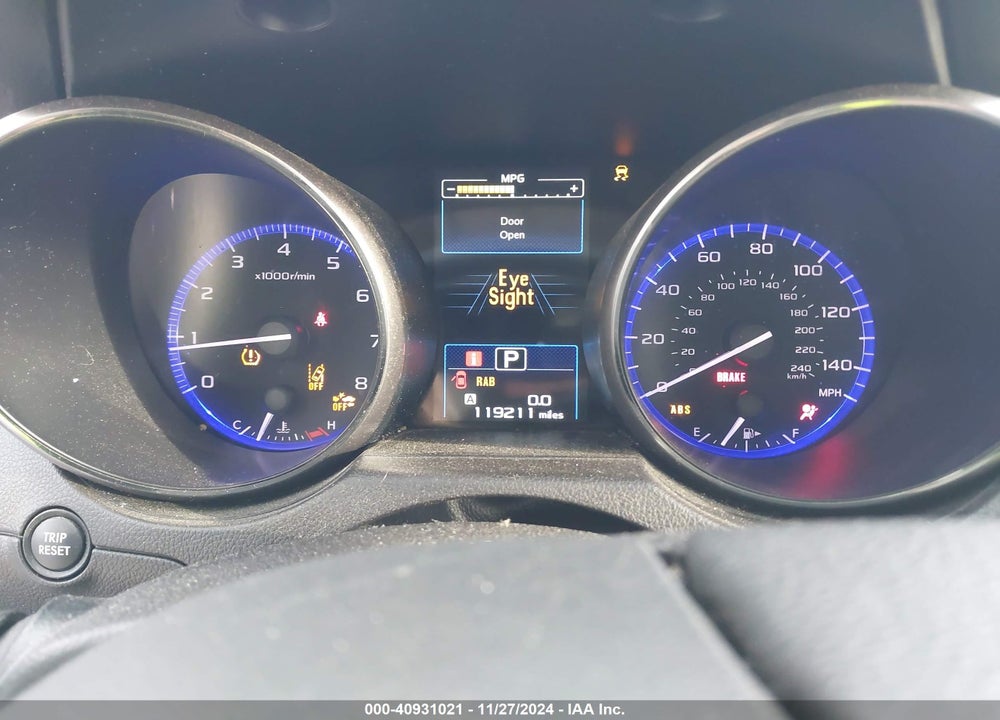 2017 SUBARU LEGACY 2.5I LIMITED VIN: 4S3BNAN60H3044474