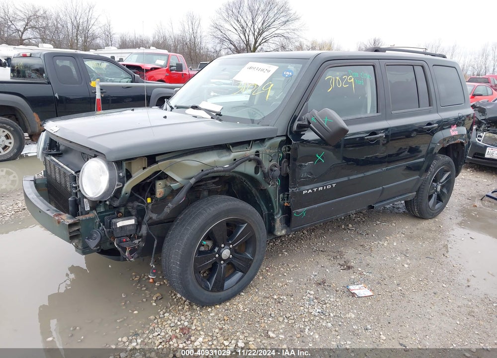 2013 JEEP PATRIOT LATITUDE VIN: 1C4NJRFB3DD165345