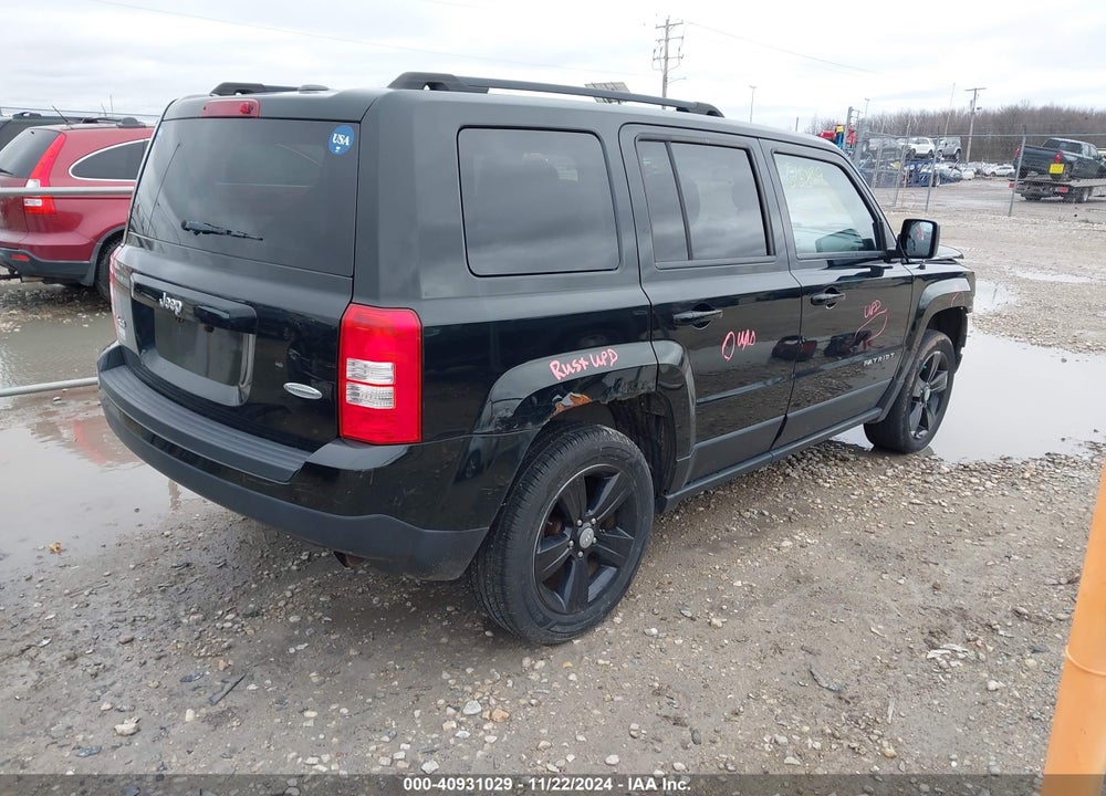 2013 JEEP PATRIOT LATITUDE VIN: 1C4NJRFB3DD165345