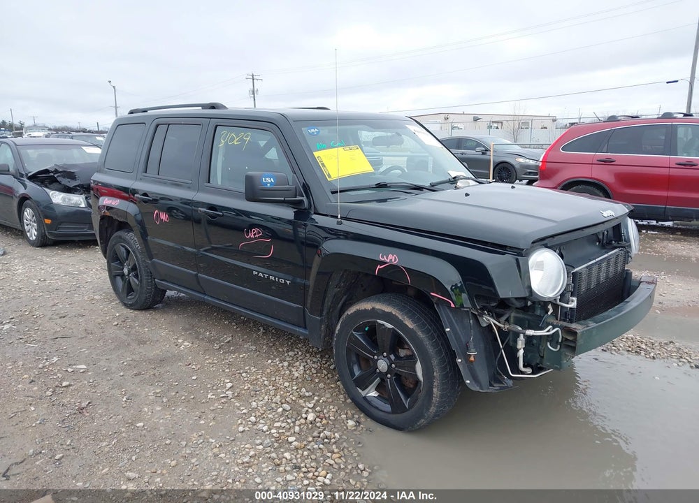 2013 JEEP PATRIOT LATITUDE VIN: 1C4NJRFB3DD165345