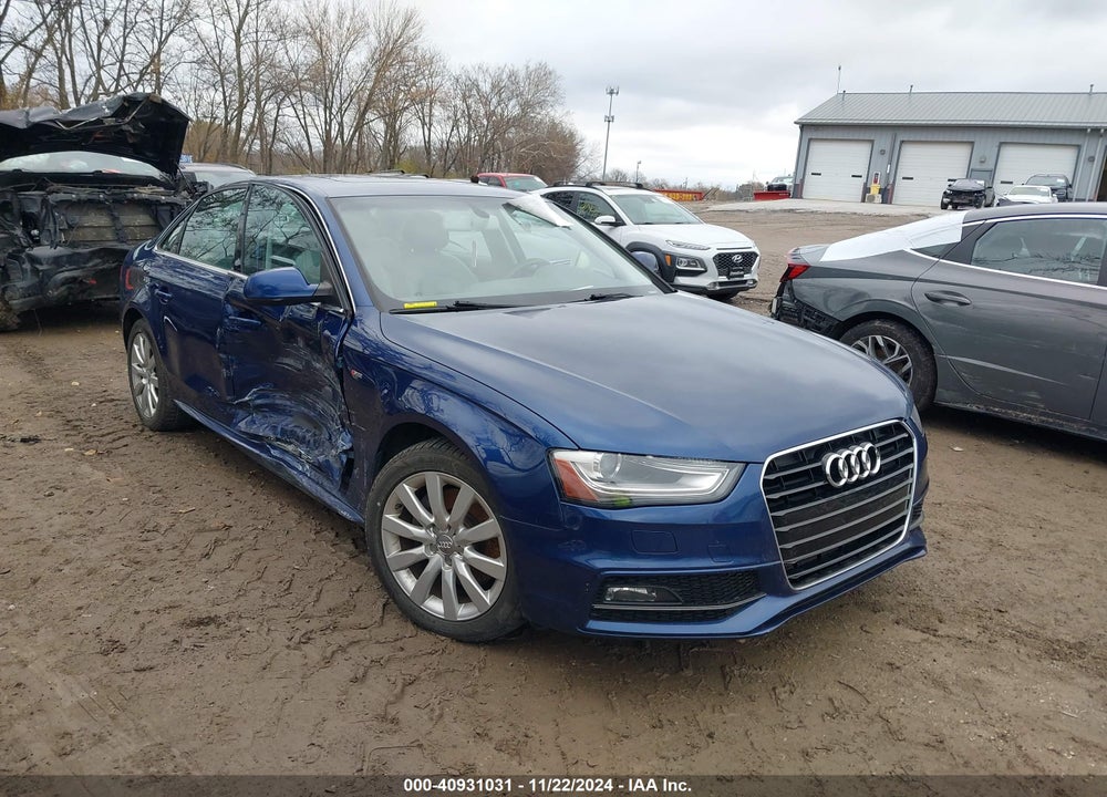 2015 AUDI A4 2.0T PREMIUM VIN: WAUBFAFL6FN023029