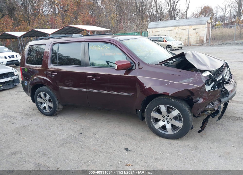 2015 HONDA PILOT TOURING VIN: 5FNYF4H94FB005711
