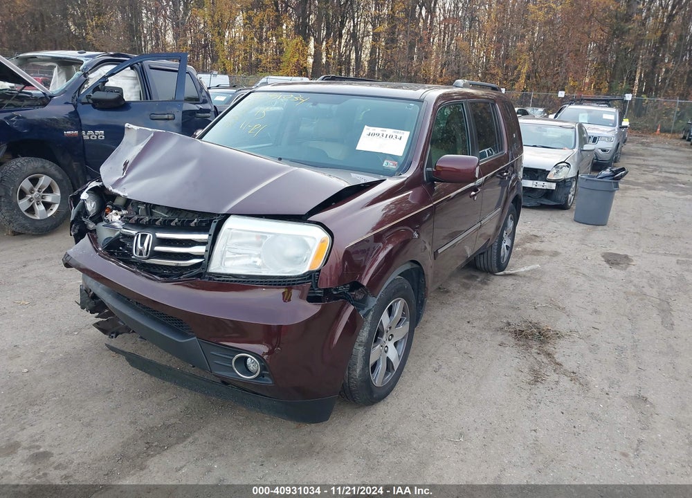 2015 HONDA PILOT TOURING VIN: 5FNYF4H94FB005711