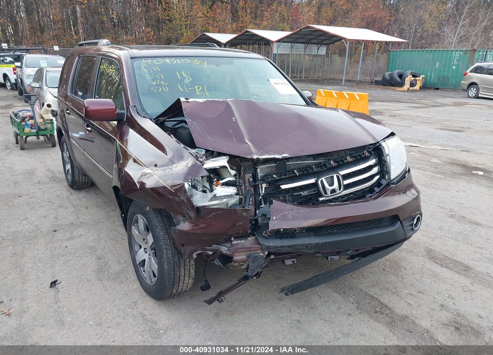 2015 HONDA PILOT TOURING VIN: 5FNYF4H94FB005711