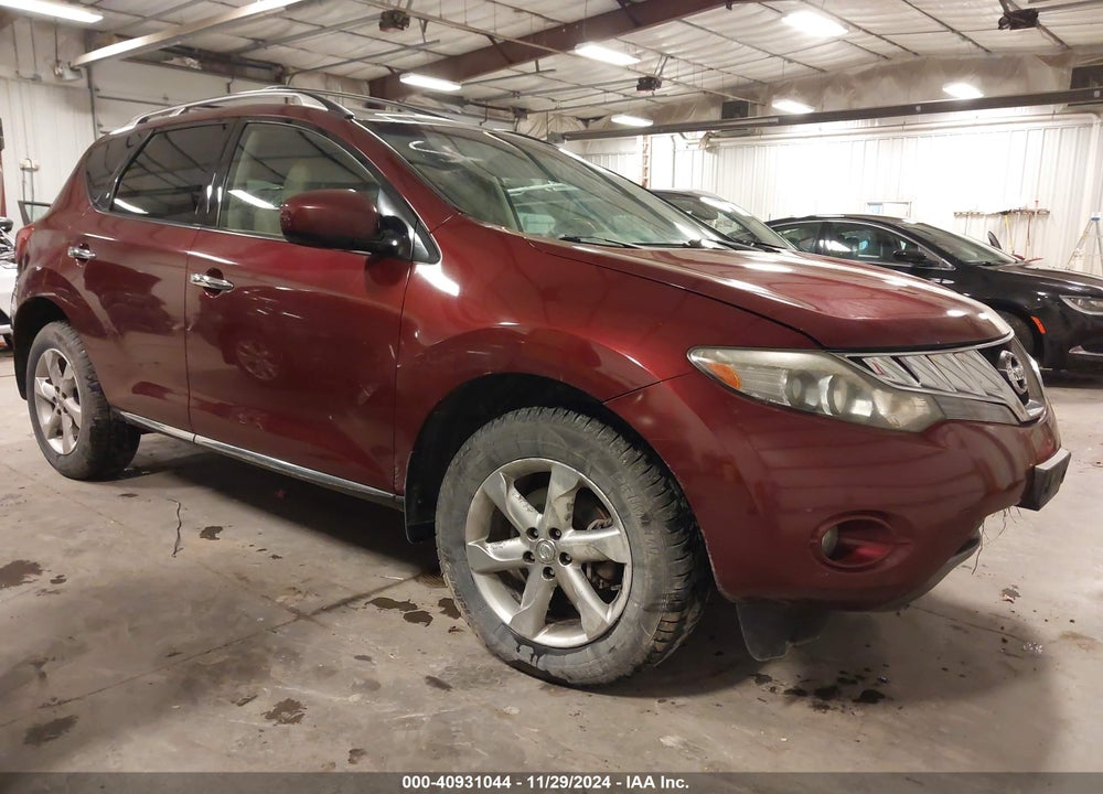 2009 NISSAN MURANO SL VIN: JN8AZ18W69W208665