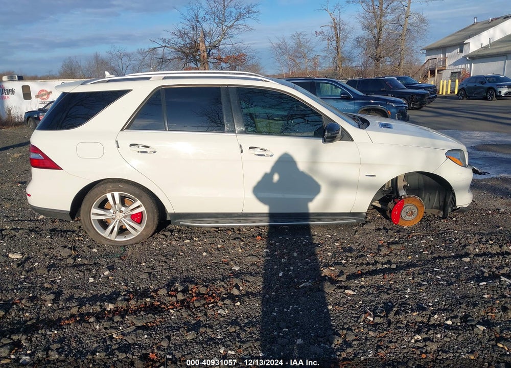 2012 MERCEDES-BENZ ML 350 4MATIC VIN: 4JGDA5HB7CA018376
