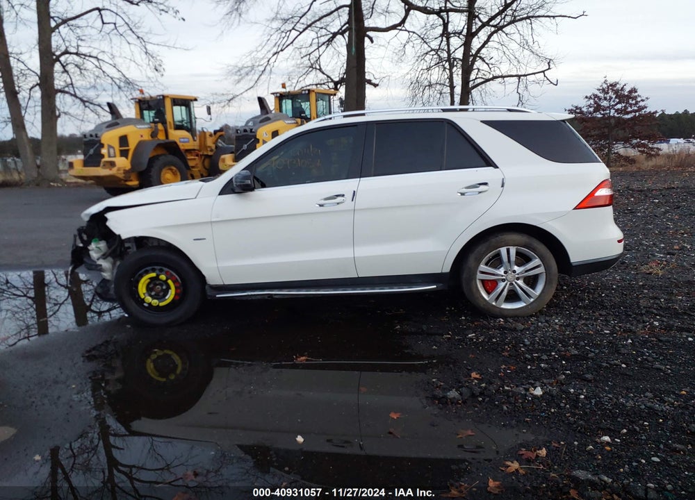 2012 MERCEDES-BENZ ML 350 4MATIC VIN: 4JGDA5HB7CA018376