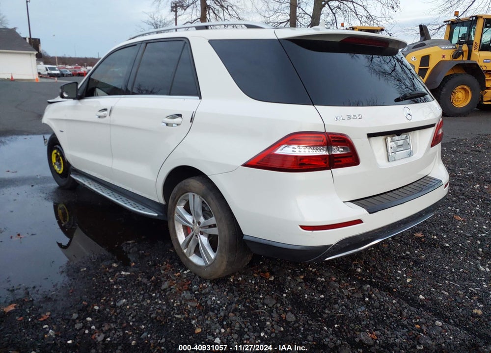 2012 MERCEDES-BENZ ML 350 4MATIC VIN: 4JGDA5HB7CA018376