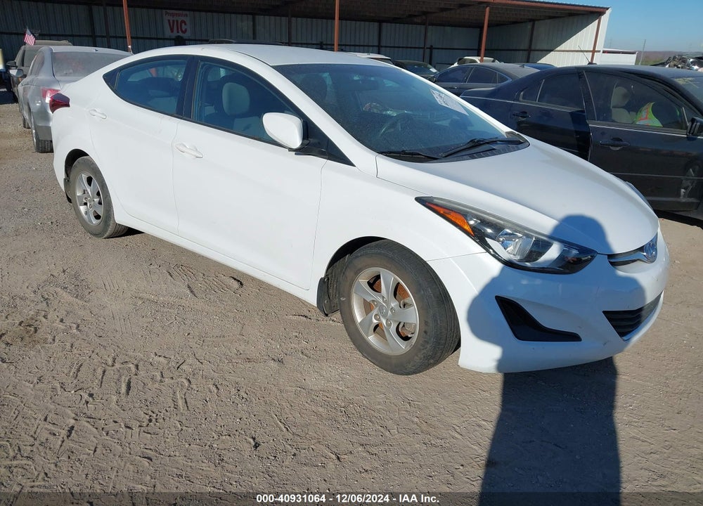 2015 HYUNDAI ELANTRA SE VIN: 5NPDH4AE9FH613399