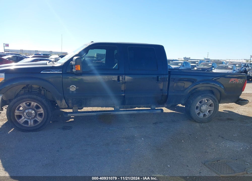 2012 FORD F-250 LARIAT VIN: 1FT7W2BT6CEA96577