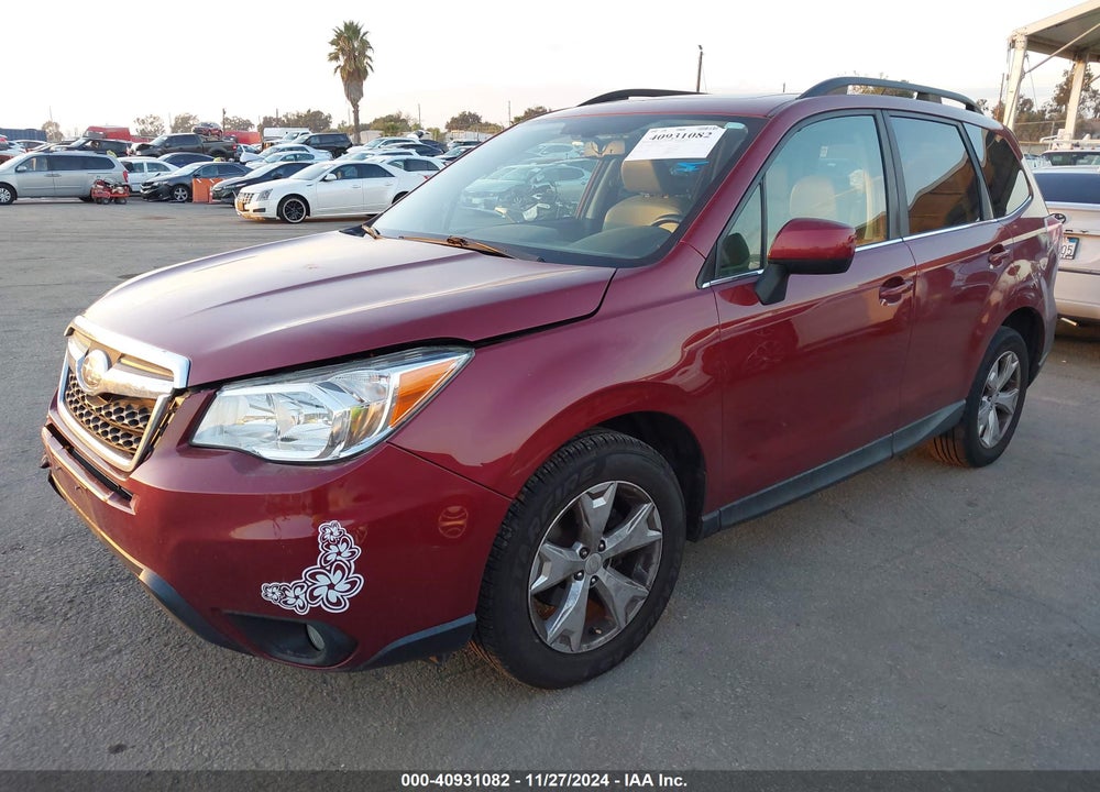2015 SUBARU FORESTER 2.5I LIMITED VIN: JF2SJARC7FH420116