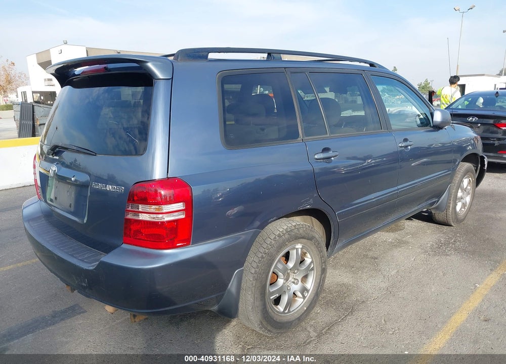 2002 TOYOTA HIGHLANDER V6 VIN: JTEGF21AX20032663