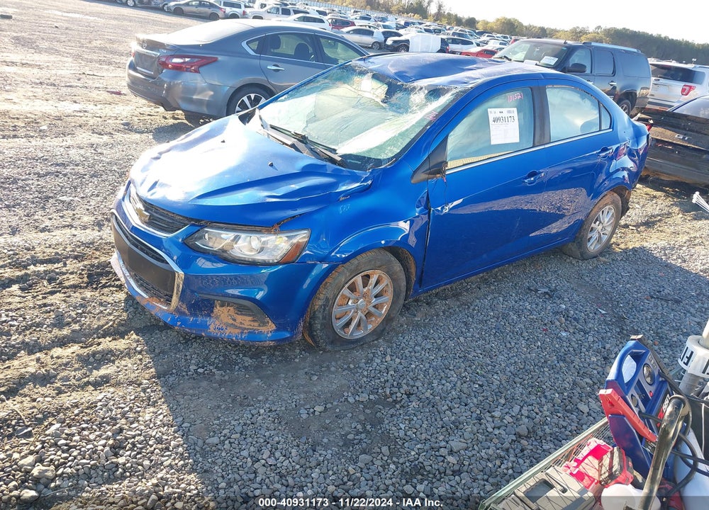2017 CHEVROLET SONIC LT AUTO VIN: 1G1JD5SH1H4113753